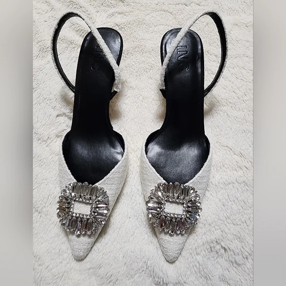 INC Gevira Slingback Pumps Size 8 NEW - Picture 1 of 5